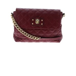 Marc Jacobs Burgundy LEATHER Quilted Shoulder Bag